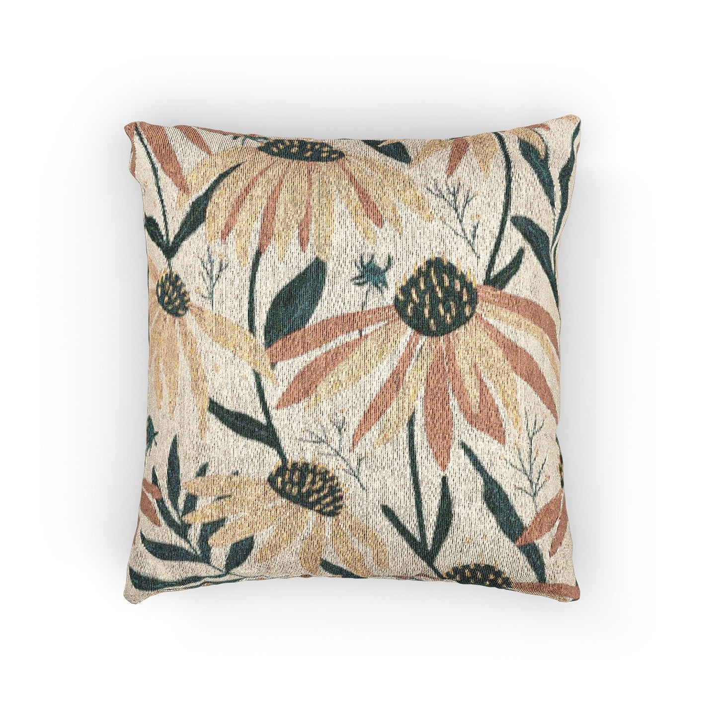 Daisy Garden Woven Pillow