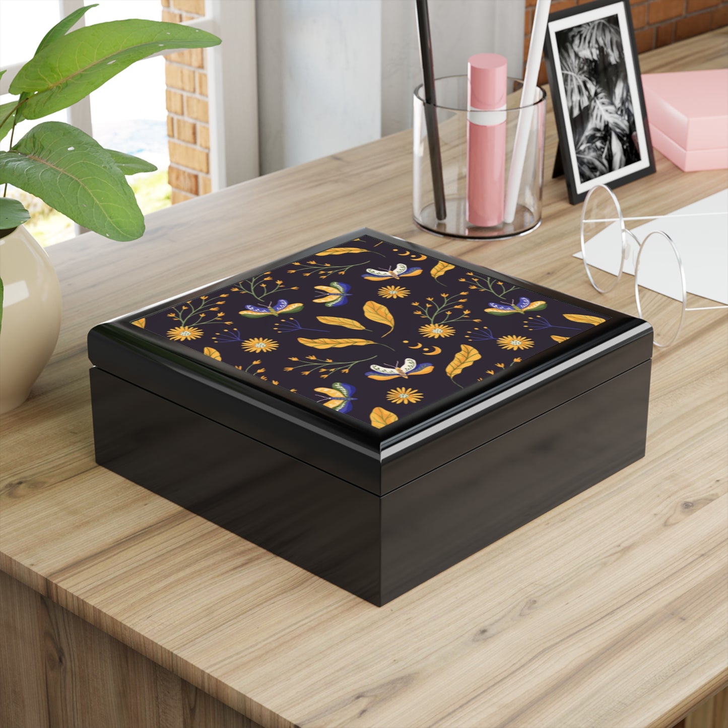 Moonlit Moth Keepsake Box
