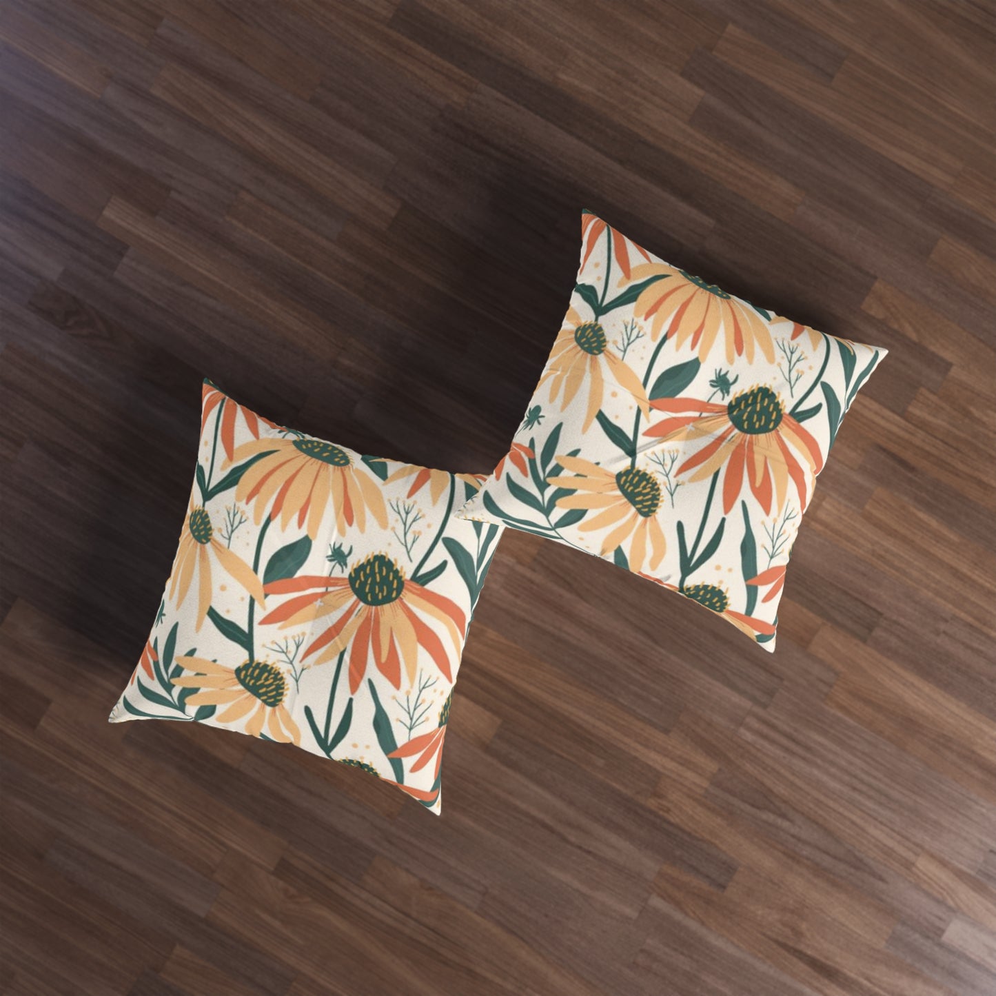Daisy Garden Floor Pillow
