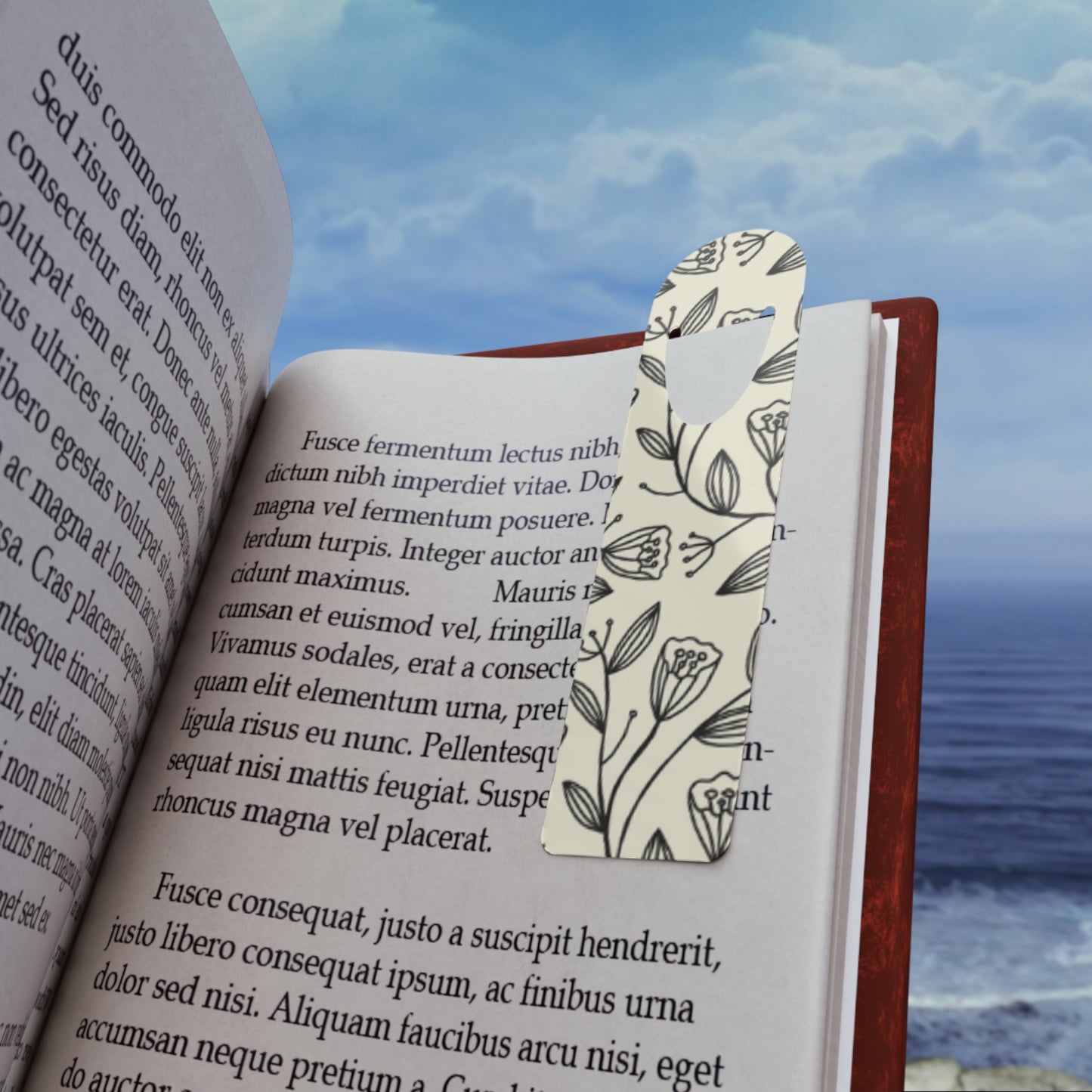 Tulip Garden Metal Bookmark