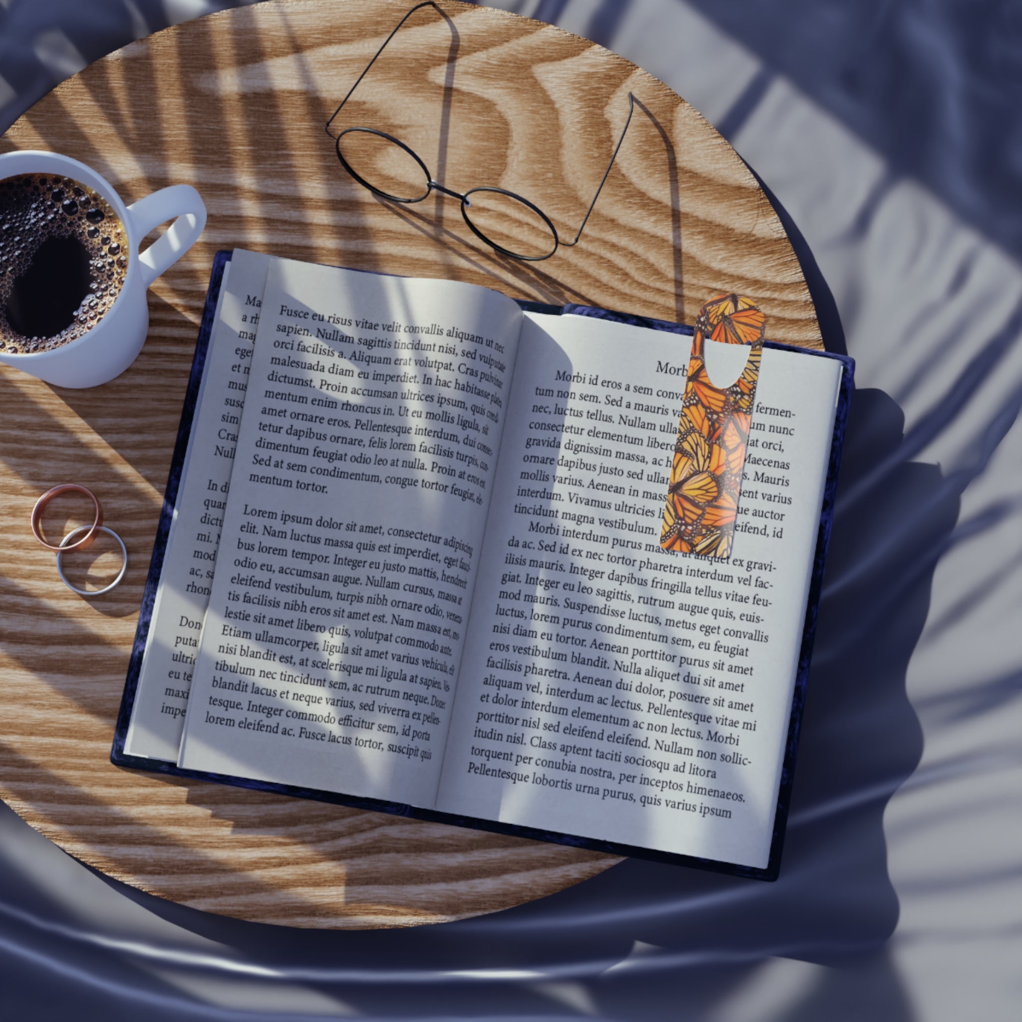 Monarch Metal Bookmark